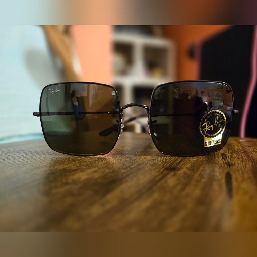 Ray-Ban Black Square Sunglasses